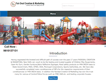 Tablet Screenshot of fairdealcreation.com